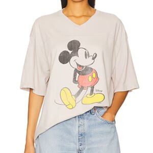 REVOLVE Mickey Mouse Graphic V-Neck Tee